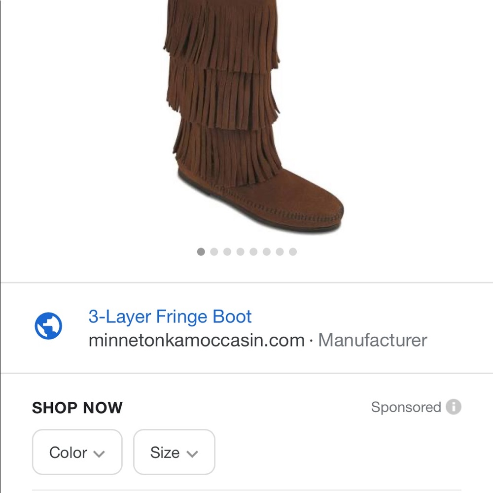 Minnetonka 3-Layer Fringe Boot! - image 5